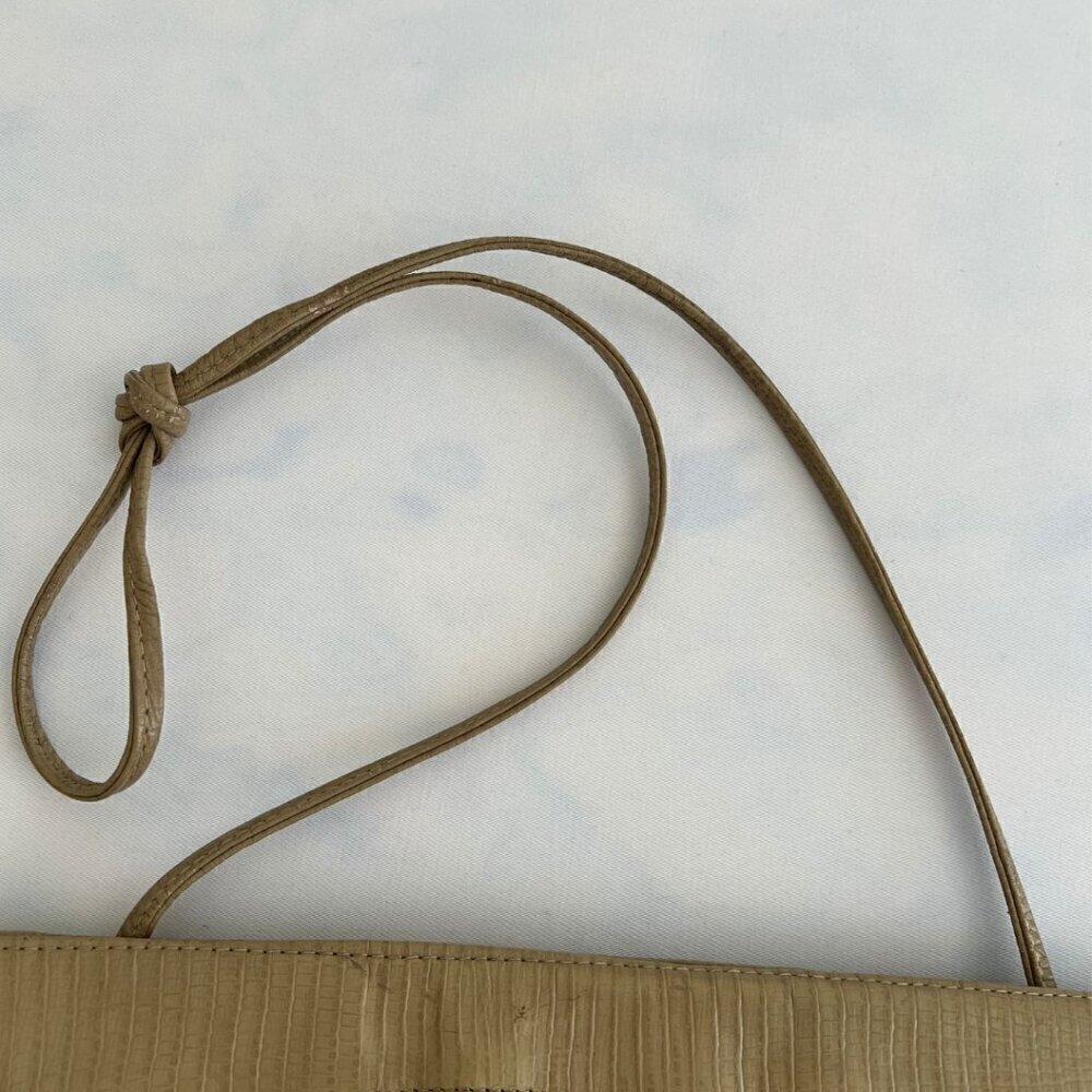 Park Ave Int. Genuine Leather Vintage Made In USA Abstract Clutch Shoulder Bag - Picture 4 of 6